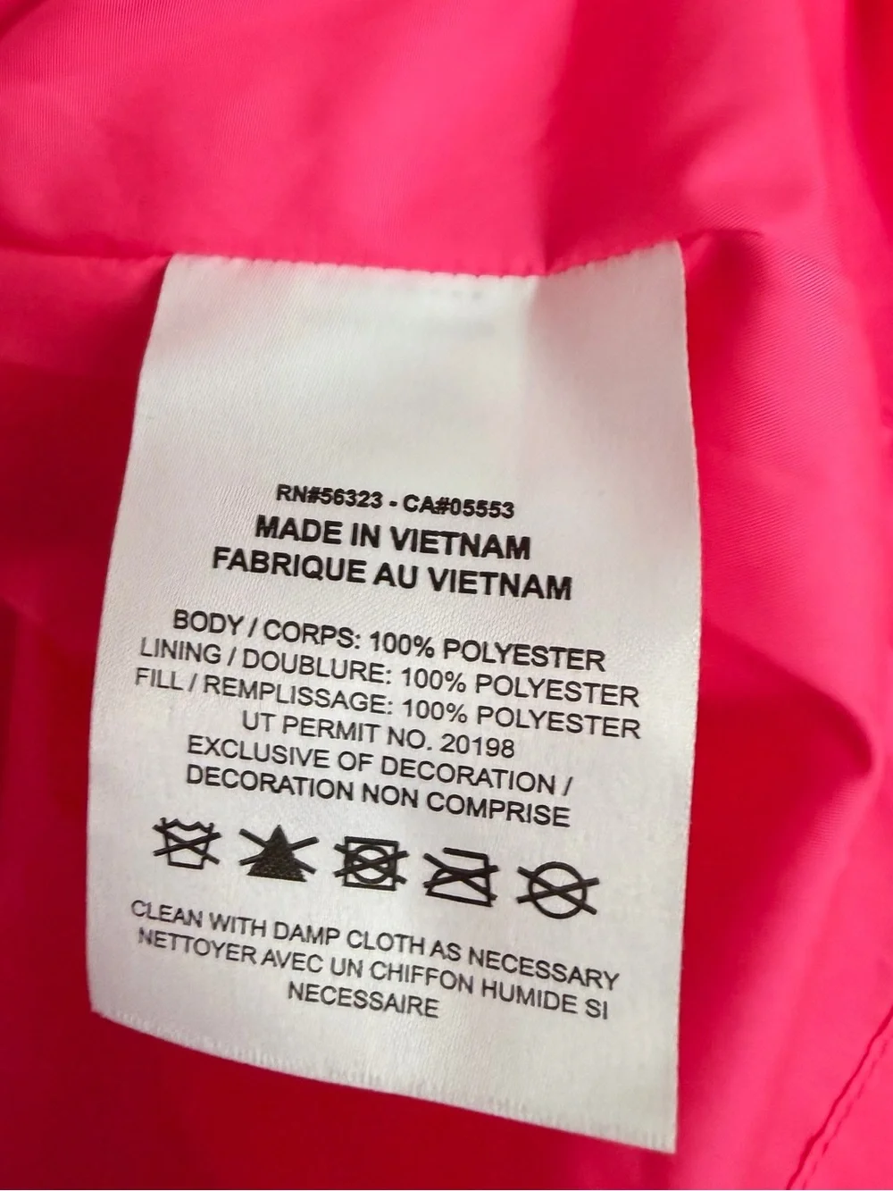 Men’s Nike Project F.R.O.G. Fused Filled Vest Hyper Pink Size 3XL